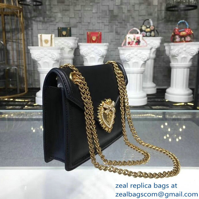 Dolce  &  Gabbana Medium Devotion Shoulder Bag Black 2018
